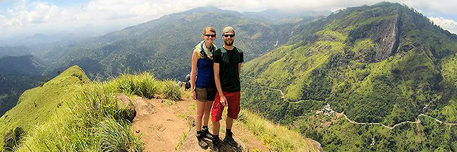 Drohnen-Foto vom Little Adam's Peak, Sri Lanka