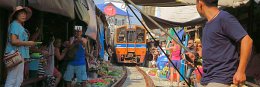 Maeklong Eisenbahn Markt & Amphawa Schwimmender Markt [+Tipps]