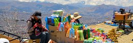 Größter Markt der Welt - Avenida Panoramica in Bolivien