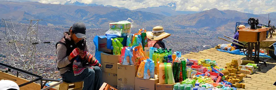 Größter Markt der Welt – Avenida Panoramica in Bolivien